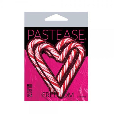 Pastease - Holiday Candy Cane Heart - Red/White