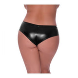 Club Candy Low Rise Split Crotch Boy Short - Black - Queen