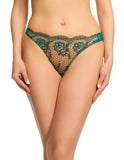 Evelina Lurex G-String - Peacock -