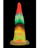 Creature Cocks Luminoctopus Glow-in-the-Dark Tentacle Dildo - Rainbow