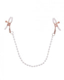 Sex & Mischief Peaches 'n CreaMe Pearl Nipple Clamps