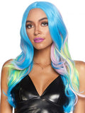 27" Mystic Hue Wavy Long Wig - Multicolor