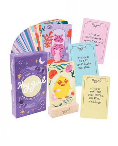 Hey Girl: Empowering & Sassy Affirmation Deck