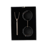 Crave Pleasure Gift Set - Rose Gold Vesper & Black/Rose Gold Icon Cuff