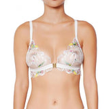 Winter Romance Bralette - Floral White -