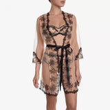 Finsbury Sexy Cover Up - Beige/Black -