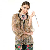 Cheetah Blouse - Cheetah Print -