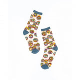 Evil Eye Sheer Crew Sock -