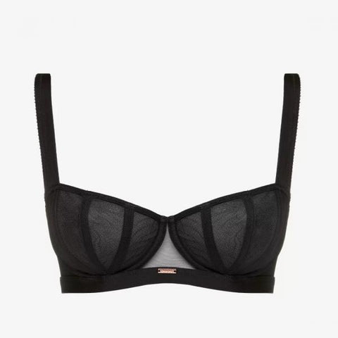 Carnaby Demi Underwire Balconette Bra - Black -