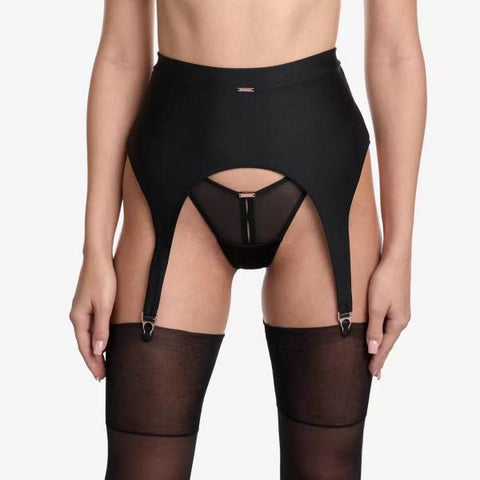 Carnaby Garter Belt - Black -