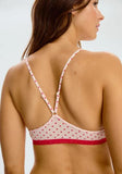 Microfiber Racerback Bralette - Hearts -