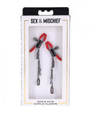 Sportsheets Sex & Mischief Ex's & Oh's Nipple Clamps