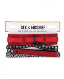 Sportsheets Sex & Mischief Ex's & Oh's Collar and Leash