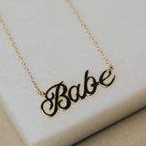 Babe Gold Necklace