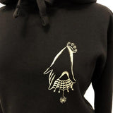 Dear Spider Unisex Hoodie - Black -