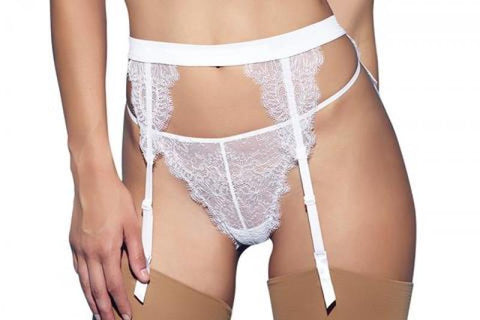 Pandora Garterbelt - White -