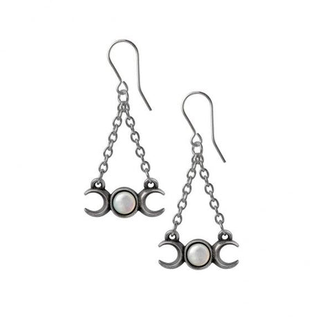 Wiccan Moon Earrings