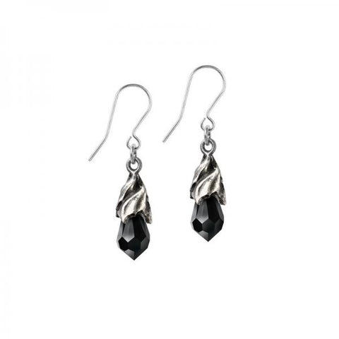 Empyrean Tear Earrings - Black