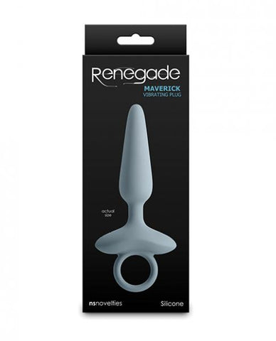 Renegade Maverick Vibrating Anal Plug - Gray