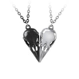 Coeur Crane Double Pendant and Chain Necklace