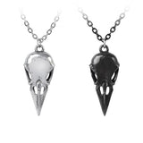 Coeur Crane Double Pendant and Chain Necklace