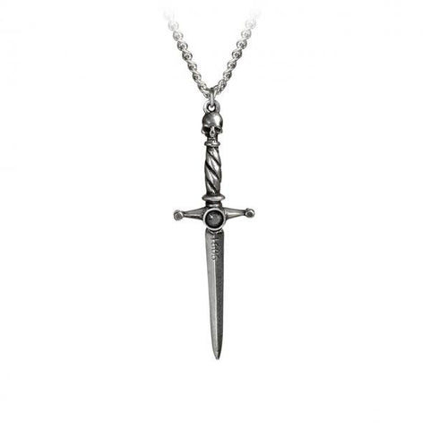 Hand of Macbeth Dagger Pendant Necklace