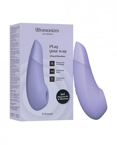 Womanizer Enhance 2 in 1 Pleasure Air & Vibrations - Lilac