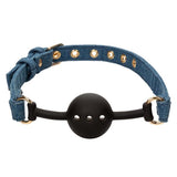 Ride 'Em Premium Denim Collection Ball Gag