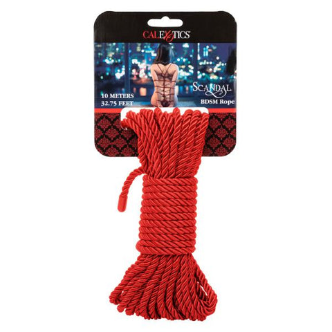 Scandal BDSM Rope 10 Meters - Red
