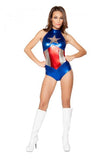 Blue/Silver/Red - 1 Piece Enchanted American Hero -