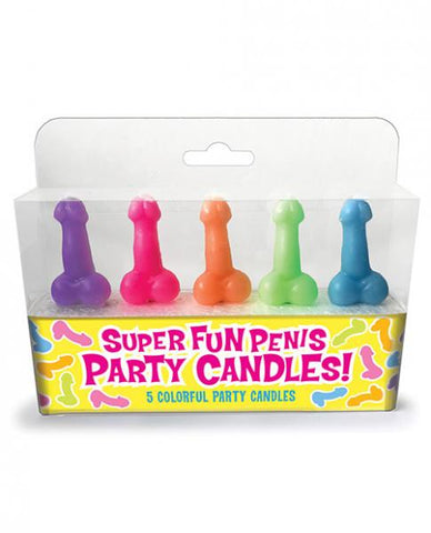 Super Fun Party Candles - Set of 5