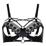 Hecate Latex Bra - Black -