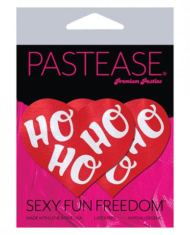 Pastease - Ho Ho Hearts - Red/White