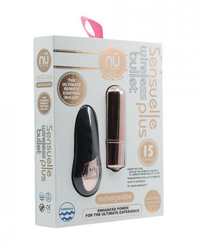 Sensuelle Remote Control Wireless Bullet Plus - Rose Gold