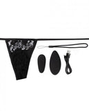 Screaming O Secret Premium Ergonomic Remote Panty Set - Black