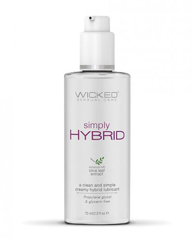 Wicked Sensual Care Simply Hybrid Lubricant - 2.3 oz