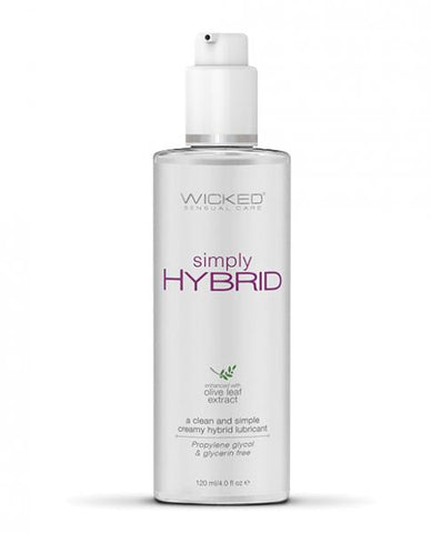 Wicked Sensual Care Simply Hybrid Lubricant - 4 oz