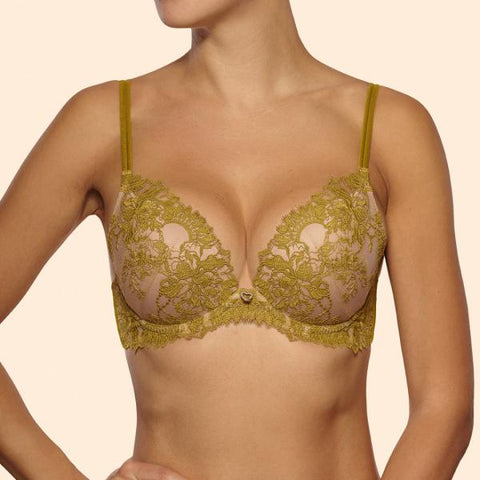 Fantasy Padded Bra - Mustard -