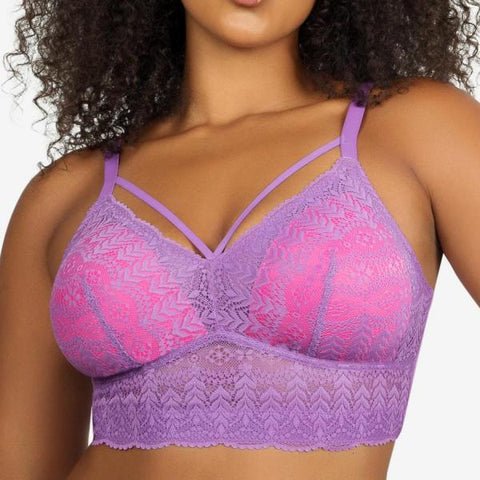 Mia Lace Bralette - Light Orchid -