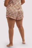 Bouffants Cheeta Recycled Shorts -