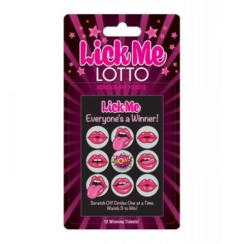 Lick Me Lotto Scratch Off Tickets 12 Pack