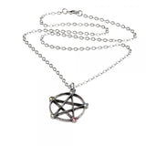 Wiccan Elemental Pentacle Necklace