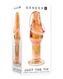 Gender X Just the Tip Glass Plug - Multi Color