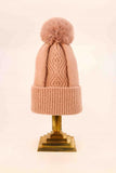 Ingrid Bobble Hat - Petal