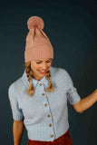 Ingrid Bobble Hat - Petal