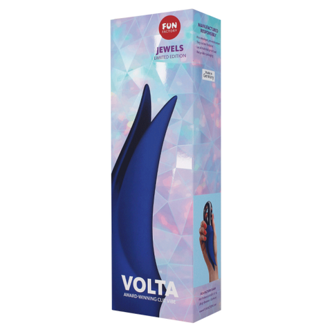 Volta Jewel Vibrator - Sapphire/Ultramarine