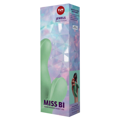 Miss Bi Jewel Vibrator - Jade Pistachio