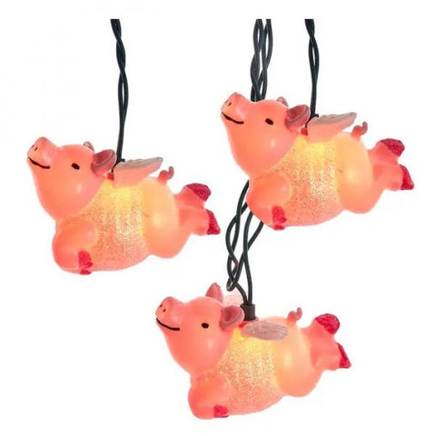 UL 10-Light Flying Pig Light Set