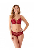 Superboost Lace Plunge Bra - Cranberry/Raspberry Sorbet -