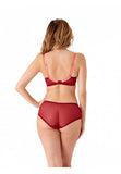 Superboost Lace Plunge Bra - Cranberry/Raspberry Sorbet -